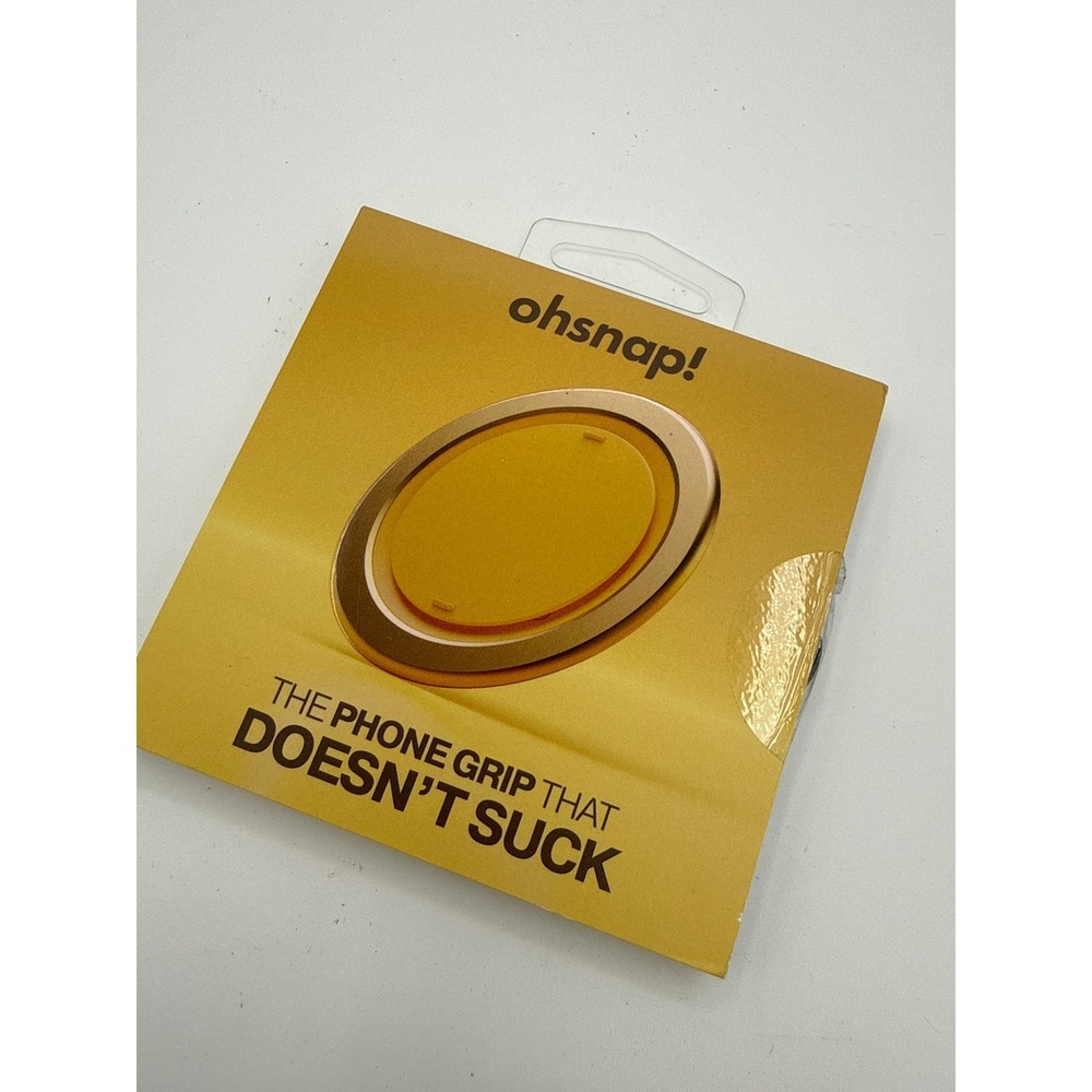Ohsnap Snap Grip 1 Unisex OS Honey Gold MagSafe Magnetic Phone Stand
